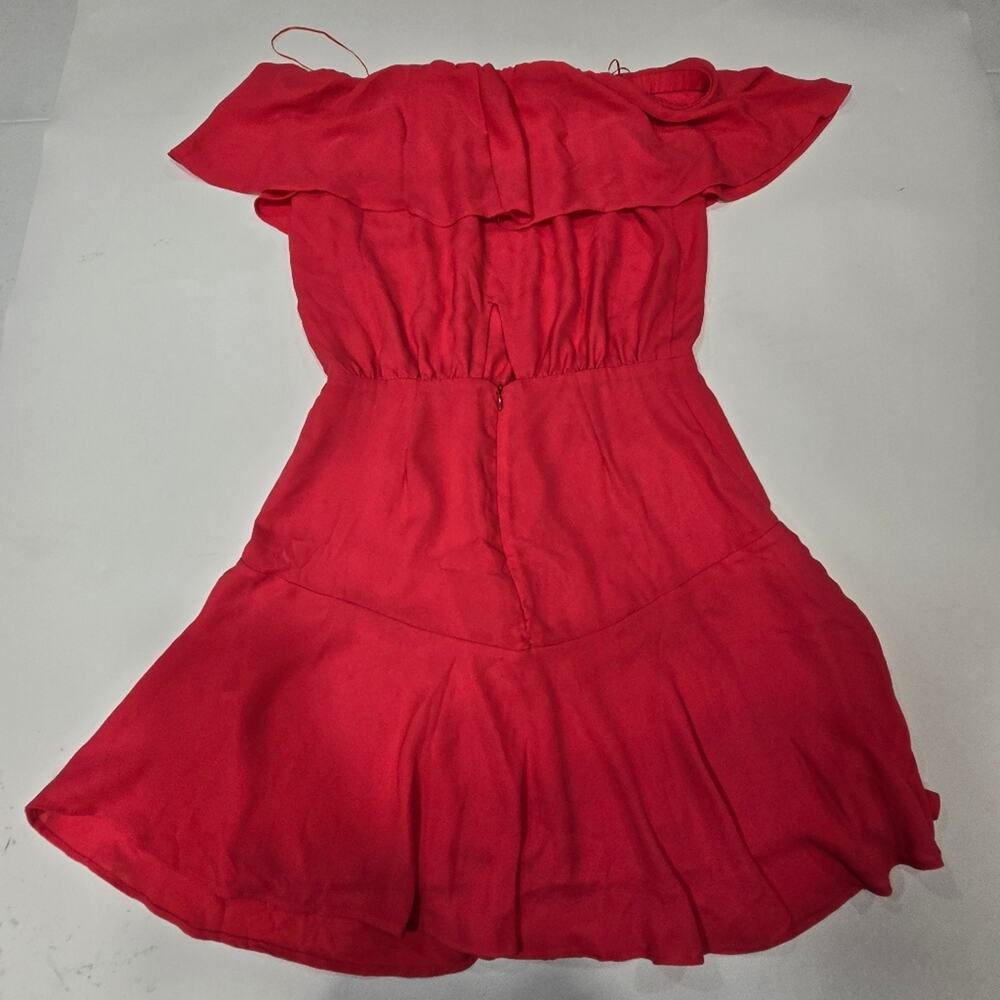 Krisa Off Shoulder Ruffle Dress in Rio - Picture 12 of 13
